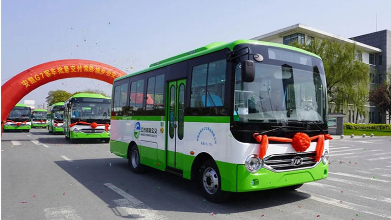 Ônibus fabricado na China