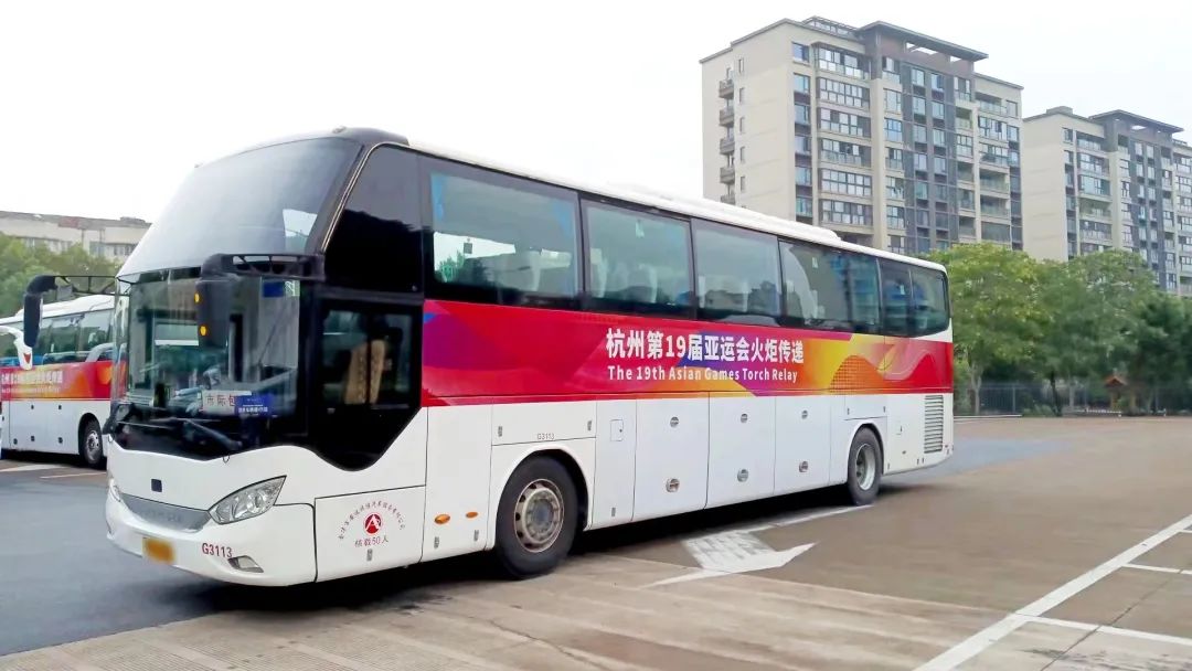 Ônibus Ankai atendem aos 19º Jogos Asiáticos em Hangzhou