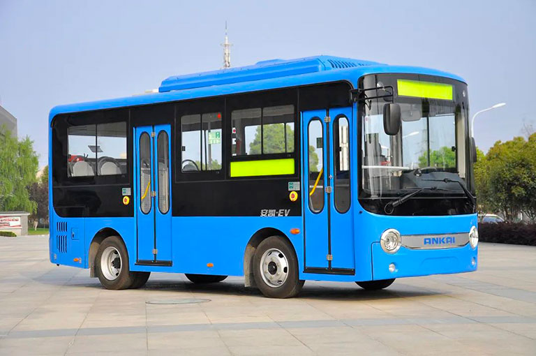 Miniônibus elétricos Ankai G6 com 41 unidades chegam a Guangzhou para operação