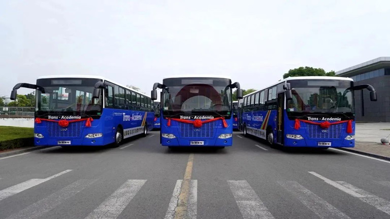 120 unidades de ônibus Ankai chegam ao Congo-Kinshasa para operação