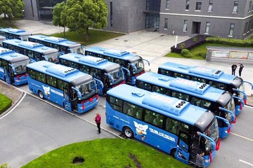 Ankai Electric A6 Travel Coaches para atualizar a rede de transporte público urbano-rural em Laibin