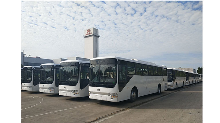 30 ônibus da Ankai vão para a Arábia Saudita para atender trabalhadores locais