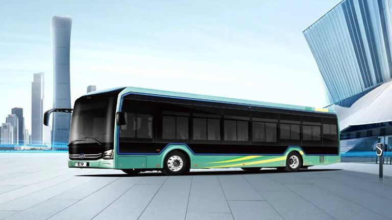 Ônibus elétrico Ankai E9 para cidade verde