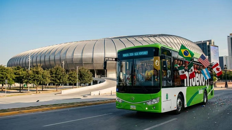 Artesanato requintado, garante a segurança do evento – Ankai C9 realiza com sucesso missões de transporte (shuttle) para o estádio de Monterrey da Copa do Mundo FIFA de 2026