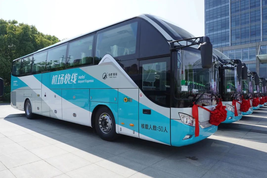Entrega de lote de ônibus de alta qualidade Ankai para transporte de passageiros de Hefei