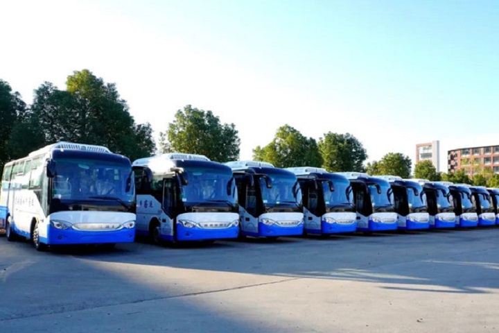 Os ônibus elétricos Ankai A5 fornecem serviços de transporte mais ecológicos e convenientes em Yongzhou, província de Hunan